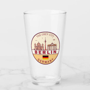 Verre Emblème Skyline de Berlin Allemagne