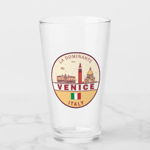 Verre Emblème Skyline de Venise Italie