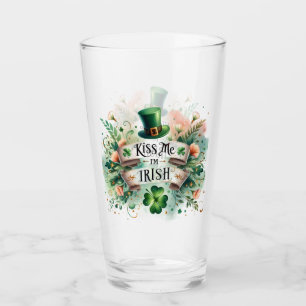 Verre Embrasse-moi Je suis Jour de la Saint Patrick irla
