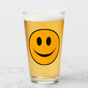 Verre Emoji du visage souriant