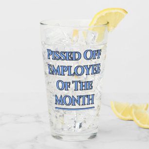 Verre Employé Du Mois Humour