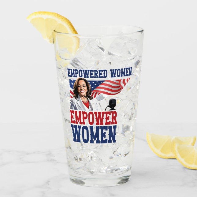 Verre Emporter les femmes Kamala Harris (Devant glace)