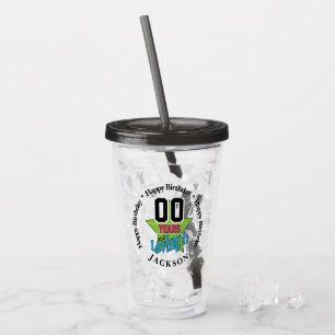 Verre En Acrylique 00 ans et l'amour   Anniversaire