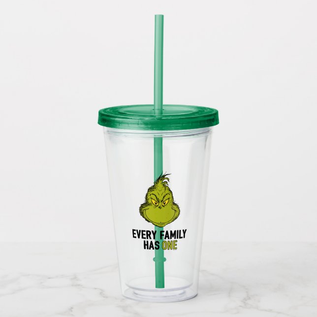 Verre En Acrylique 100% ce Grinch (Devant)