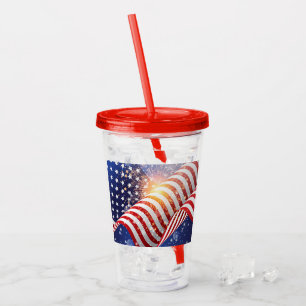 Verre En Acrylique 4juillet Tumbler acrylique