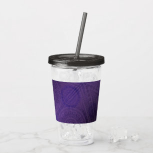 Verre En Acrylique Acceptation Médaillons de méditation violette