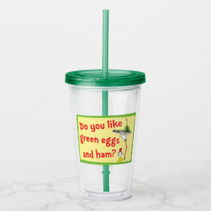 Verre En Acrylique Aimes-tu les œufs verts et le jambon?