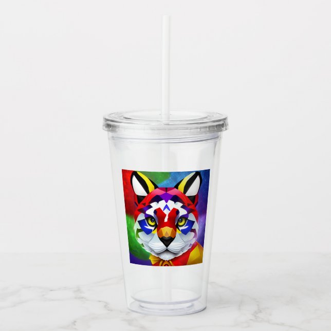 Verre En Acrylique Alexandre's Cat clair tumbler acrylique (Devant)