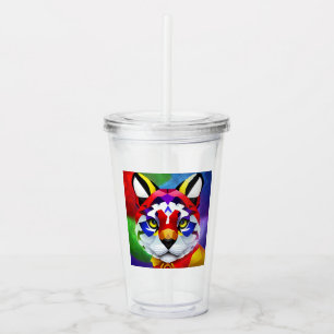 Verre En Acrylique Alexandre's Cat clair tumbler acrylique