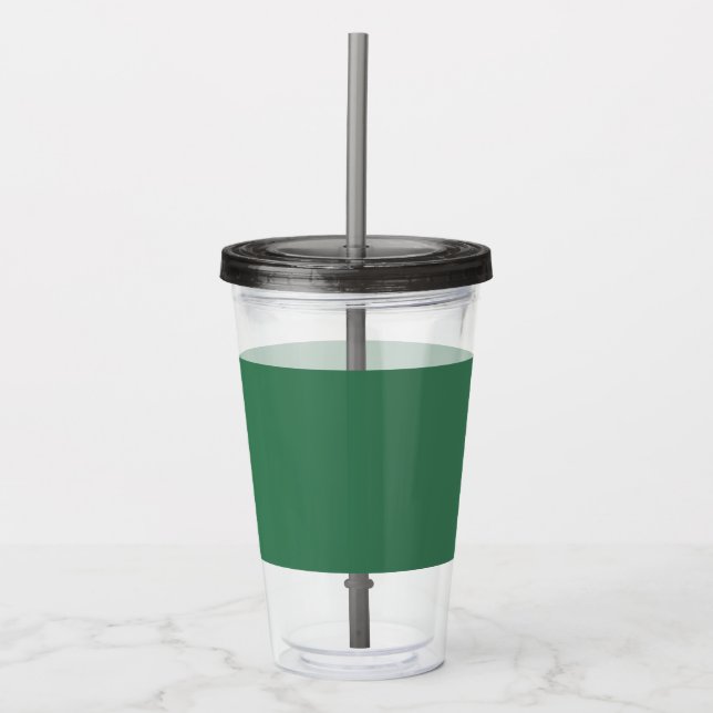 Verre En Acrylique Amazon	 (couleur unie)  (Devant)