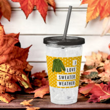 Amusant J'aime Sweater Météo Blanc Pois Or A