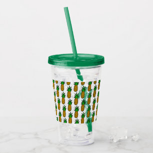 Verre En Acrylique Ananas