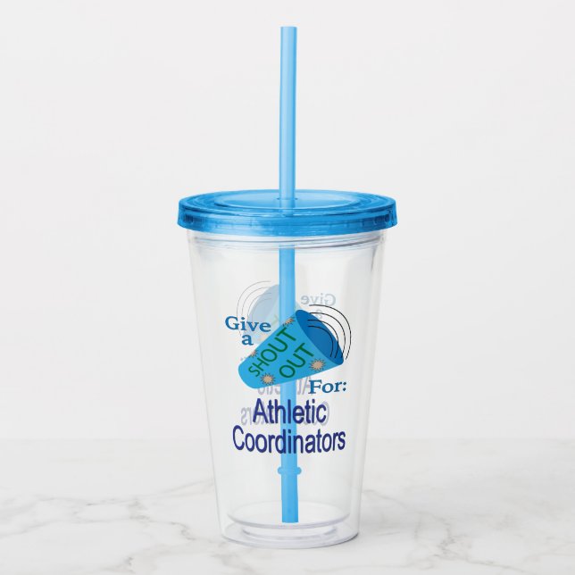 Verre En Acrylique Appel pour les coordonnateurs d'athlétisme (Devant)