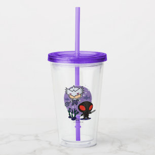 Verre En Acrylique Aquaman Chibi Orm & Black Manta Graphisme sous-m