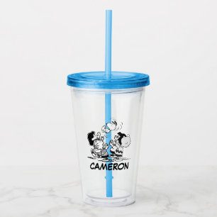 Verre En Acrylique Arachides Gang Lifting Snoopy