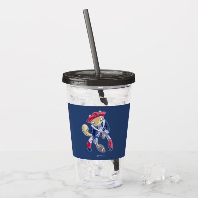 Verre En Acrylique Arbres : Go Patriotes (Devant glace)