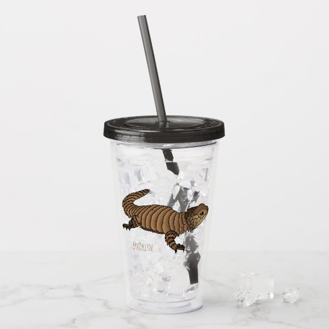 Verre En Acrylique Armadillo girdled lizard (Devant glace)