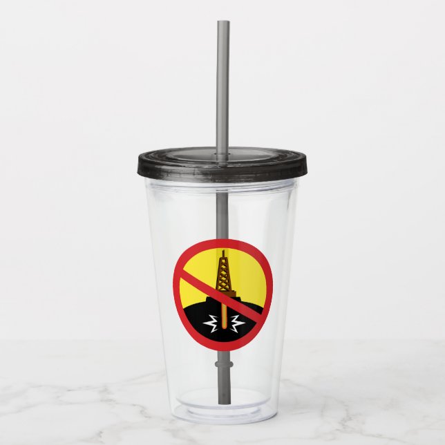 Verre En Acrylique Arrêter le fractionnement (Devant)
