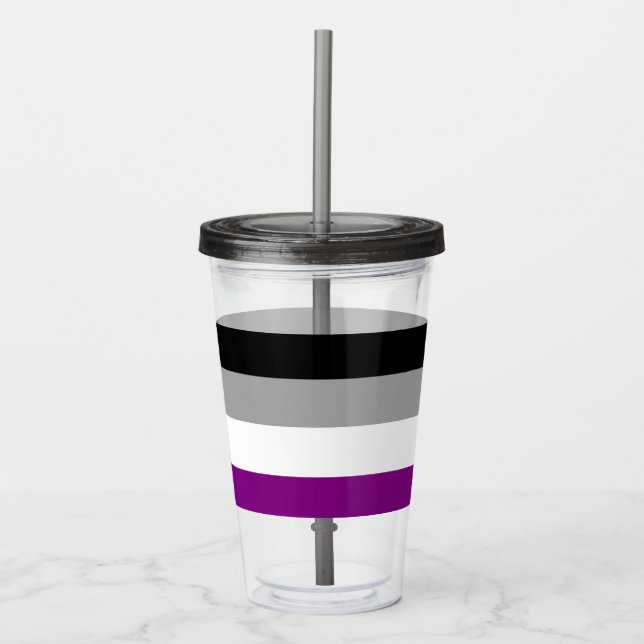Verre En Acrylique Asexuel (Devant)