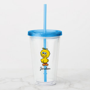 Verre En Acrylique B est pour Big Bird Ajouter Votre Nom