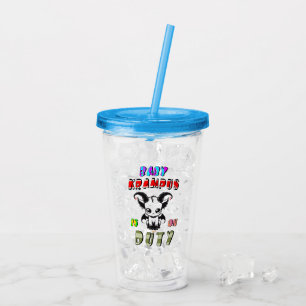 Verre En Acrylique Baby Krampus est en service