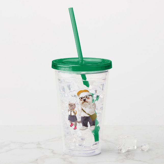 Verre En Acrylique Back to school (Devant glace)