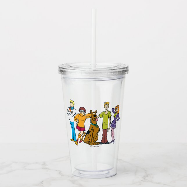 Verre En Acrylique Bande entière 14 Mystery Inc (Devant)