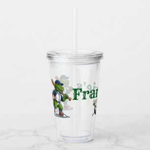 Verre En Acrylique Baseball personnalisé pour enfants