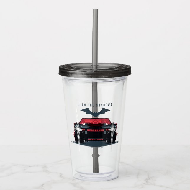 Verre En Acrylique Batman Batmobile - Je Suis L'Ombre (Devant)