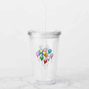 Verre En Acrylique Beaucoup de Ballons