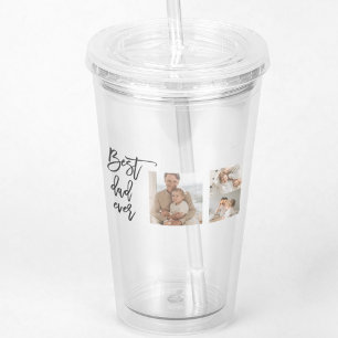 Verre En Acrylique Beauté Collage photo Meilleur papa Jamais Cadeau