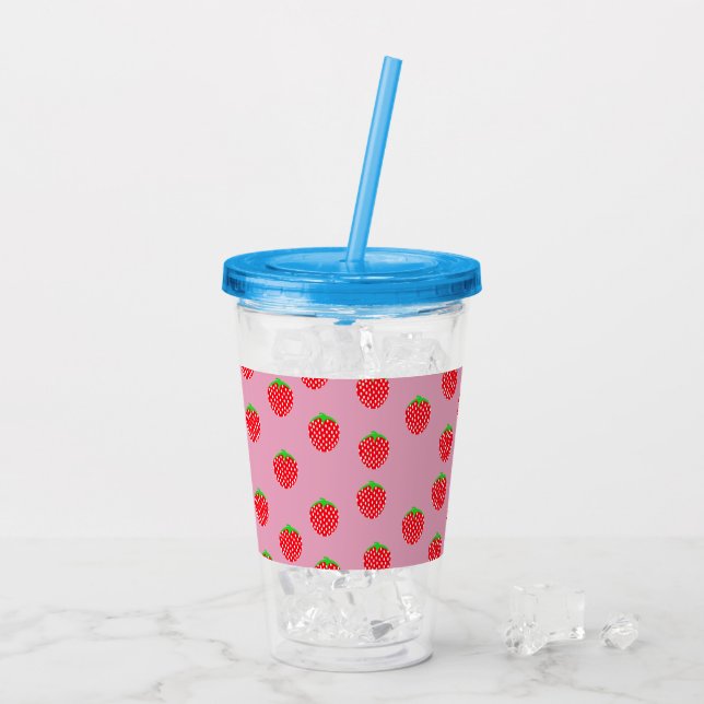 Verre En Acrylique Berry Beautiful Summer (Dos glace)