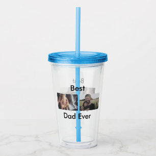 Verre En Acrylique best dad ever happy fête des pères ajouter votre p