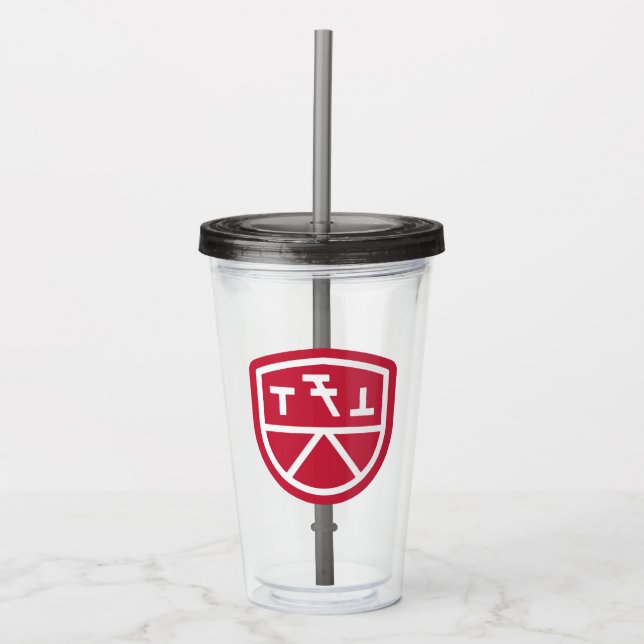 Verre En Acrylique Bouclier Phi Sigma Kappa (Devant)