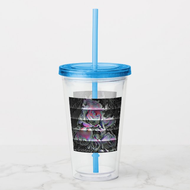 Verre En Acrylique Bouquet Techno  (Devant)