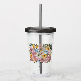 Verre En Acrylique BUGS BUNNY™ Broderie Florale Graphique