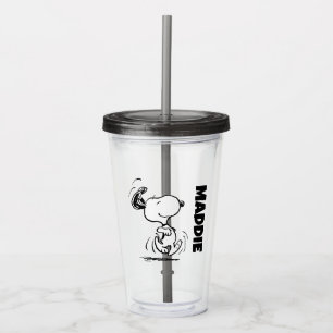 Verre En Acrylique cacahuètes Snoopy Happy Dance