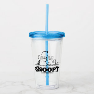 Verre En Acrylique cacahuètes   Snoopy Reest Break