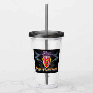 Verre En Acrylique Cadeau de la 25e division d'infanterie conçu de fa