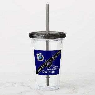 Verre En Acrylique Cadeau de la 2e division d'infanterie conçu de man