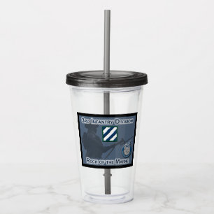 Verre En Acrylique Cadeau de la 3e division d'infanterie