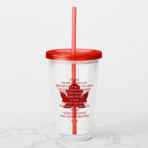 Verre En Acrylique Cadeaux du Canada personnalisés par culbuteur