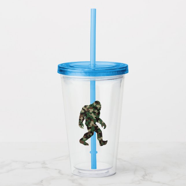 Verre En Acrylique Camo Bigfoot Sasquatch (Devant)