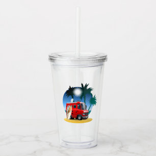 Verre En Acrylique Camper de dessin