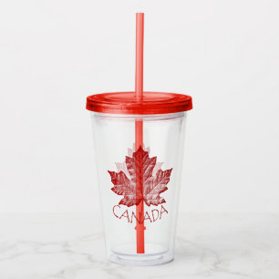 Verre En Acrylique Canada Tumbler Vintage Personnaliser le souvenir d