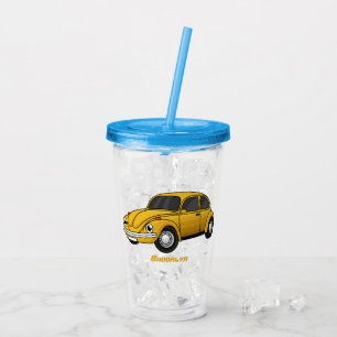Verre En Acrylique Caricature de voiture classique