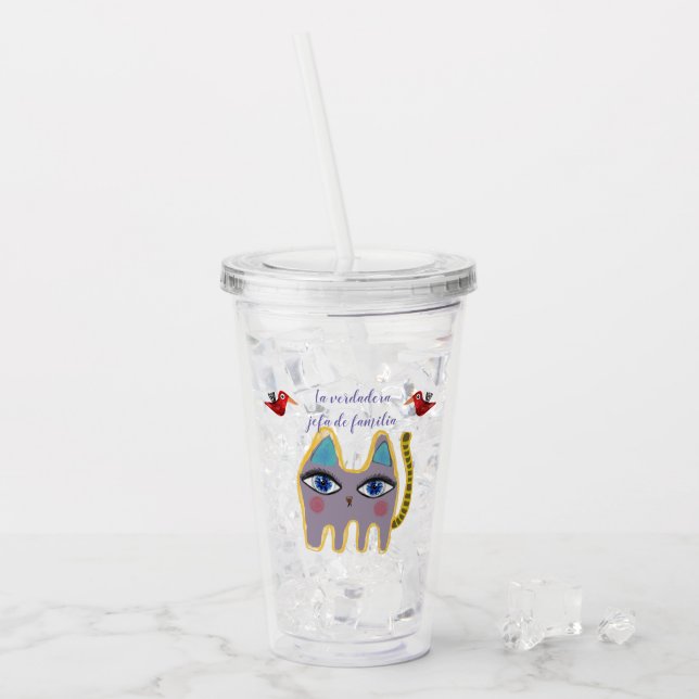 Verre En Acrylique Cat (Devant glace)