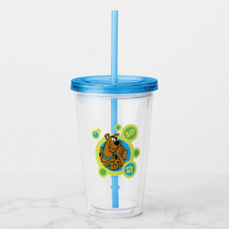 Verre En Acrylique Cercles Scooby-Doo SD Badge