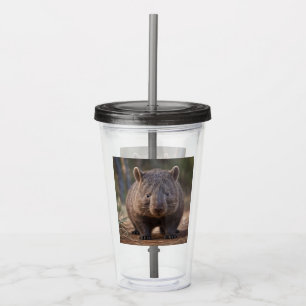 Verre En Acrylique "Charme dodu : le wombat australien adorable"