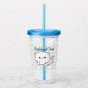 Verre En Acrylique Cheeky Kawaii Style Kitten